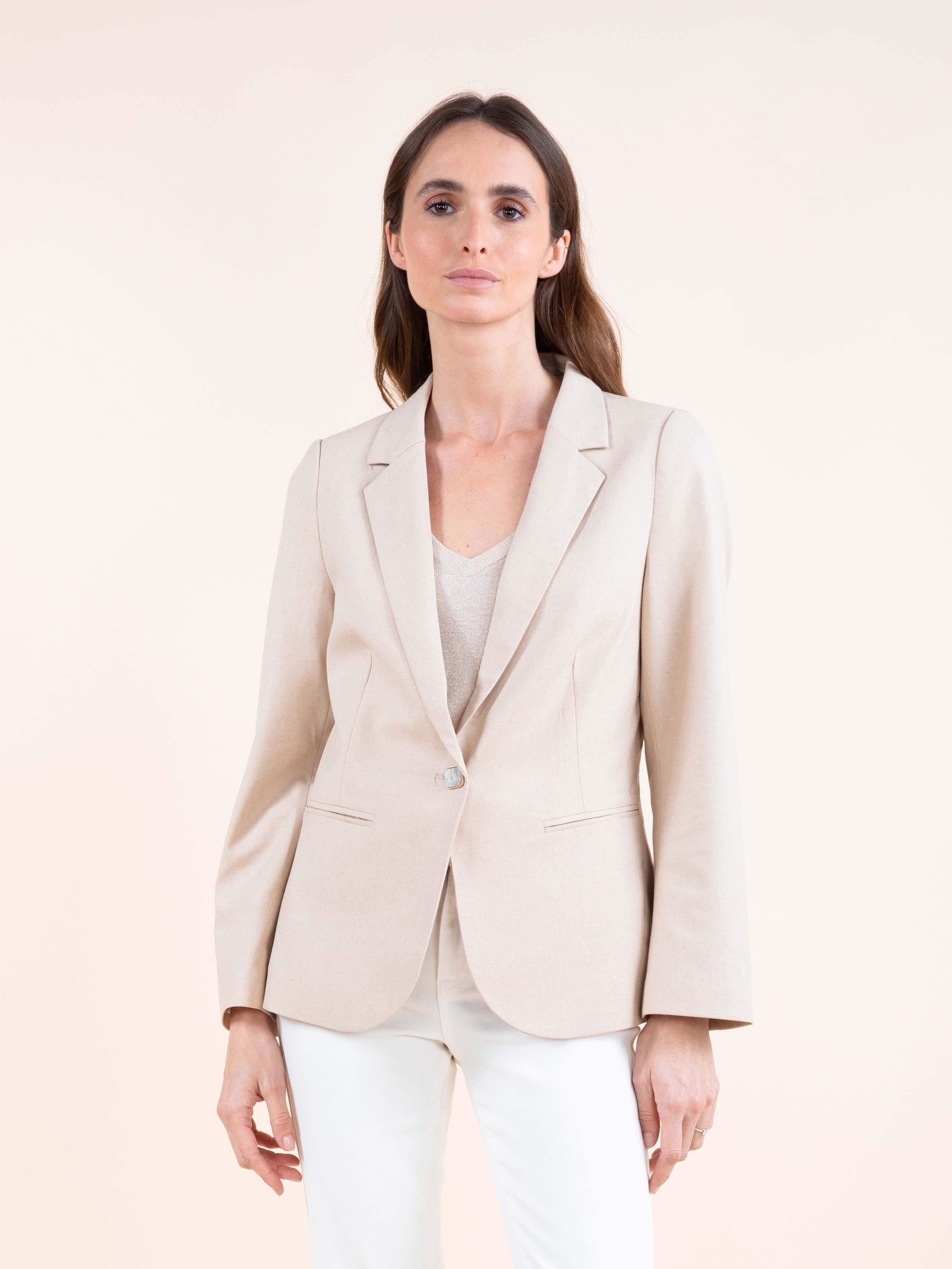 Blazer bouton bijou Maison Captain
