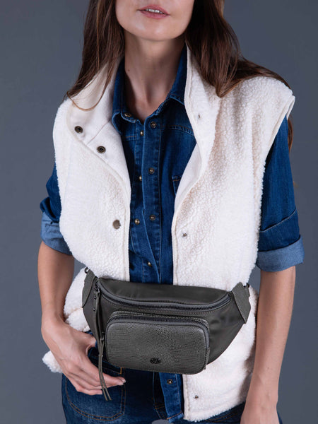 Sac banane effet croco - MARCEL