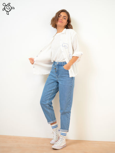 Pantalon CHARLIE boutons fantaisies