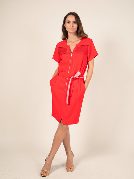 Robe zippée
