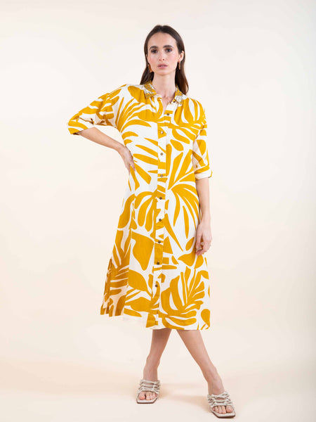 Robe-chemise imprimée
