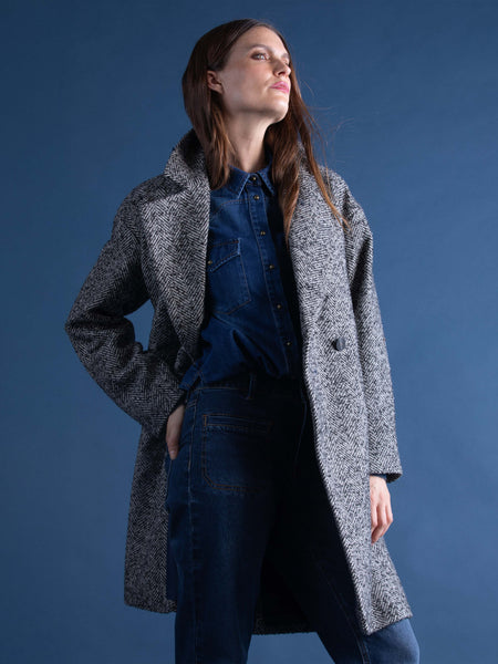 Manteau chevrons