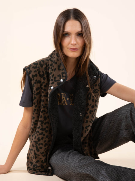 Veste sans manches réversible