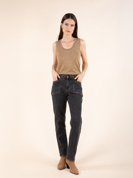 Jean taille élastiquée