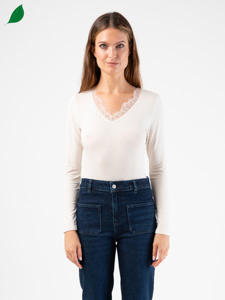 T-shirt ML dentelle-MONICA