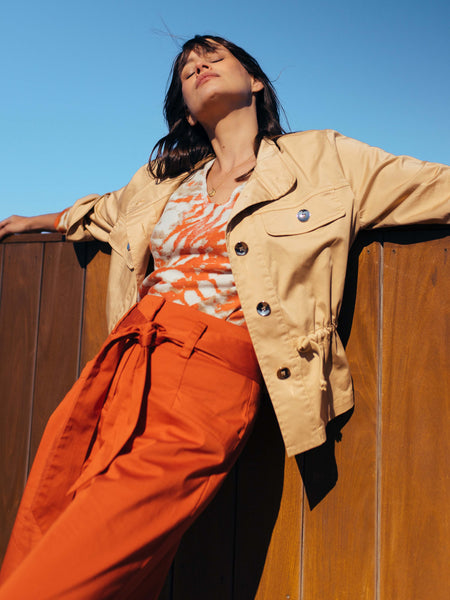 Veste lien coulissant