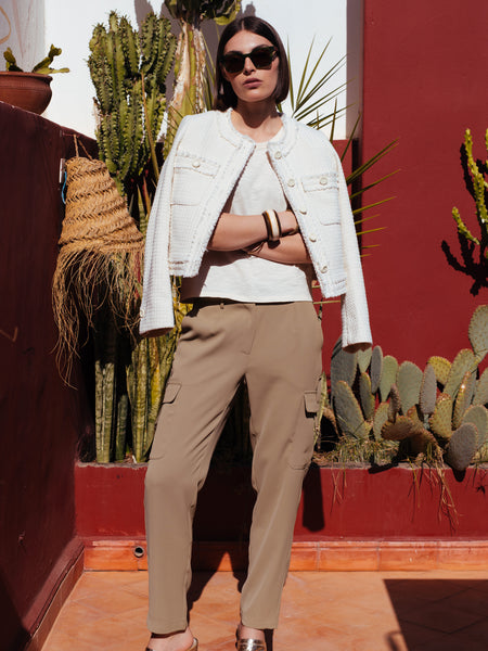 Pantalon cargo fluide
