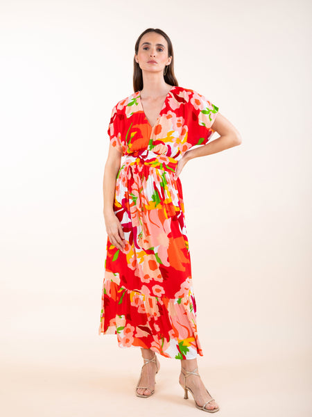 Robe longue imprimé floral