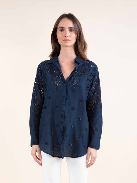 Chemise brodée