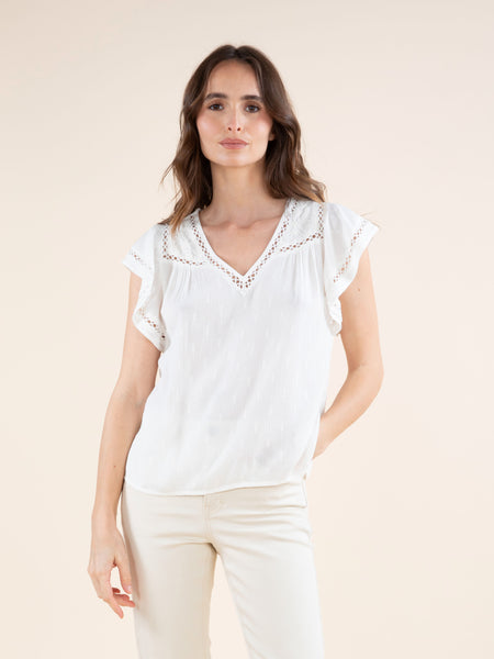 Blouse plumetis