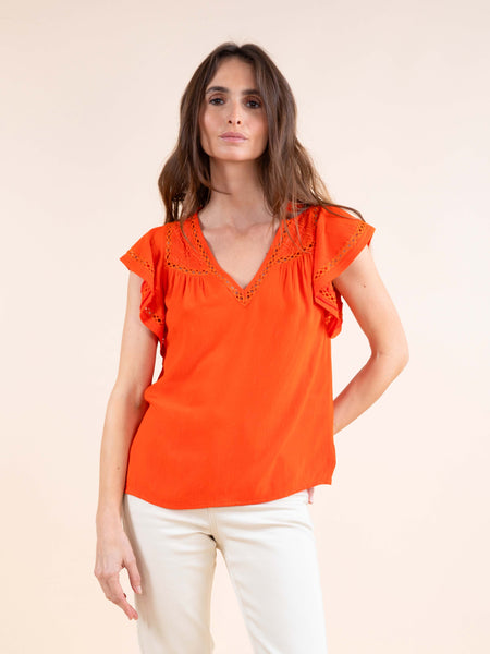 Blouse plumetis