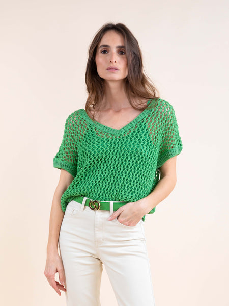 Pull maille filet