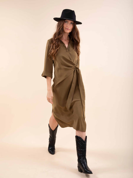 Robe drapée