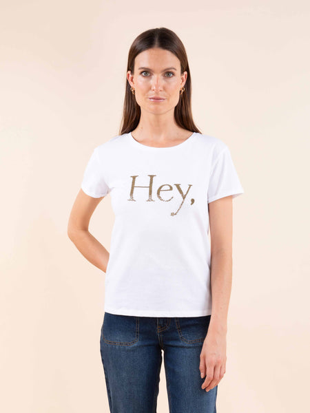 T-shirt col rond Hey
