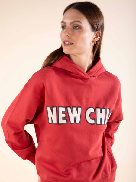 Sweat à capuche message