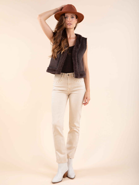 Jean droit clouté - KATE