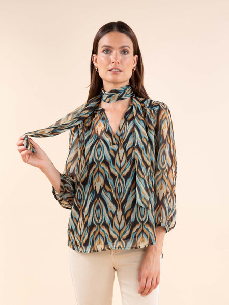 Blouse fluide imprimée