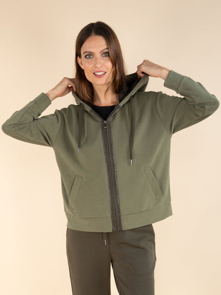 Veste décontractée capuche