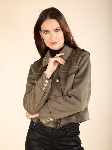 Veste suedine
