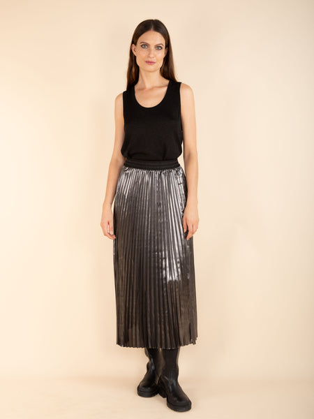 Jupe longue plissée