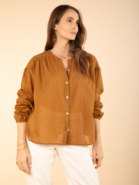 Chemise manches bouffantes