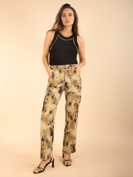 Pantalon imprimé - ALICIA