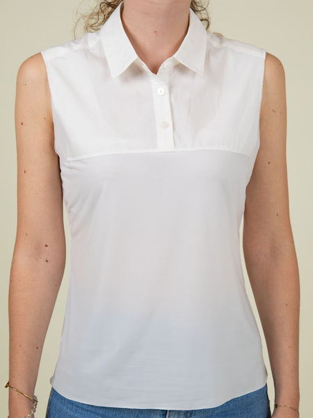 Débardeur invisible col chemise - LOUISE