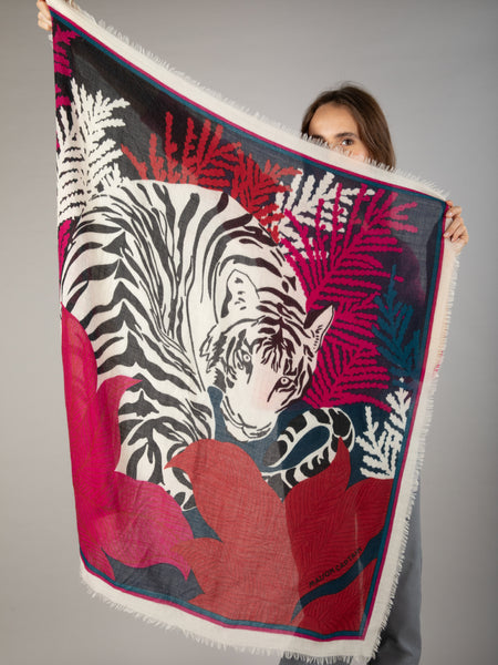 Bedruckter Wollschal