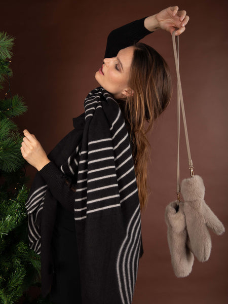 Moufles fausse fourrure