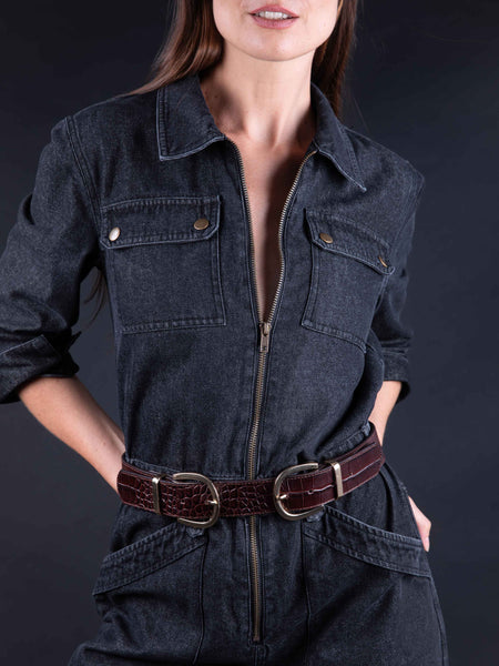 Ceinture effet croco - MAEL